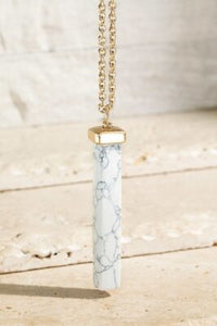 Marble Pendant Necklace